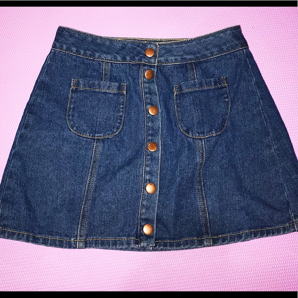 Brandy Melville jean skirt